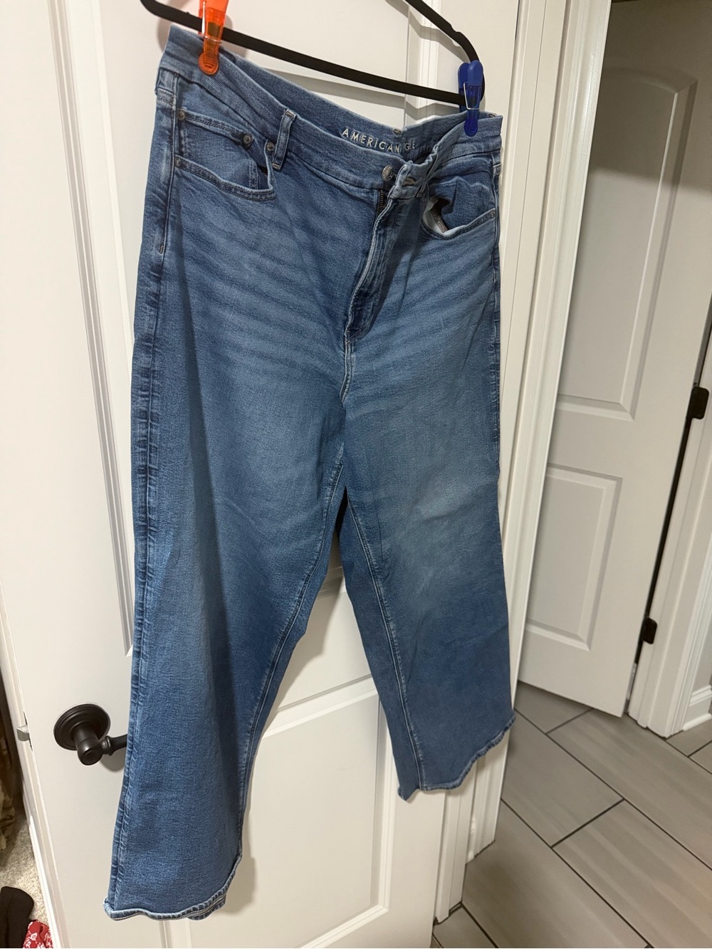 American Eagle Outfitters Women’s Light Blue Flare Jeans